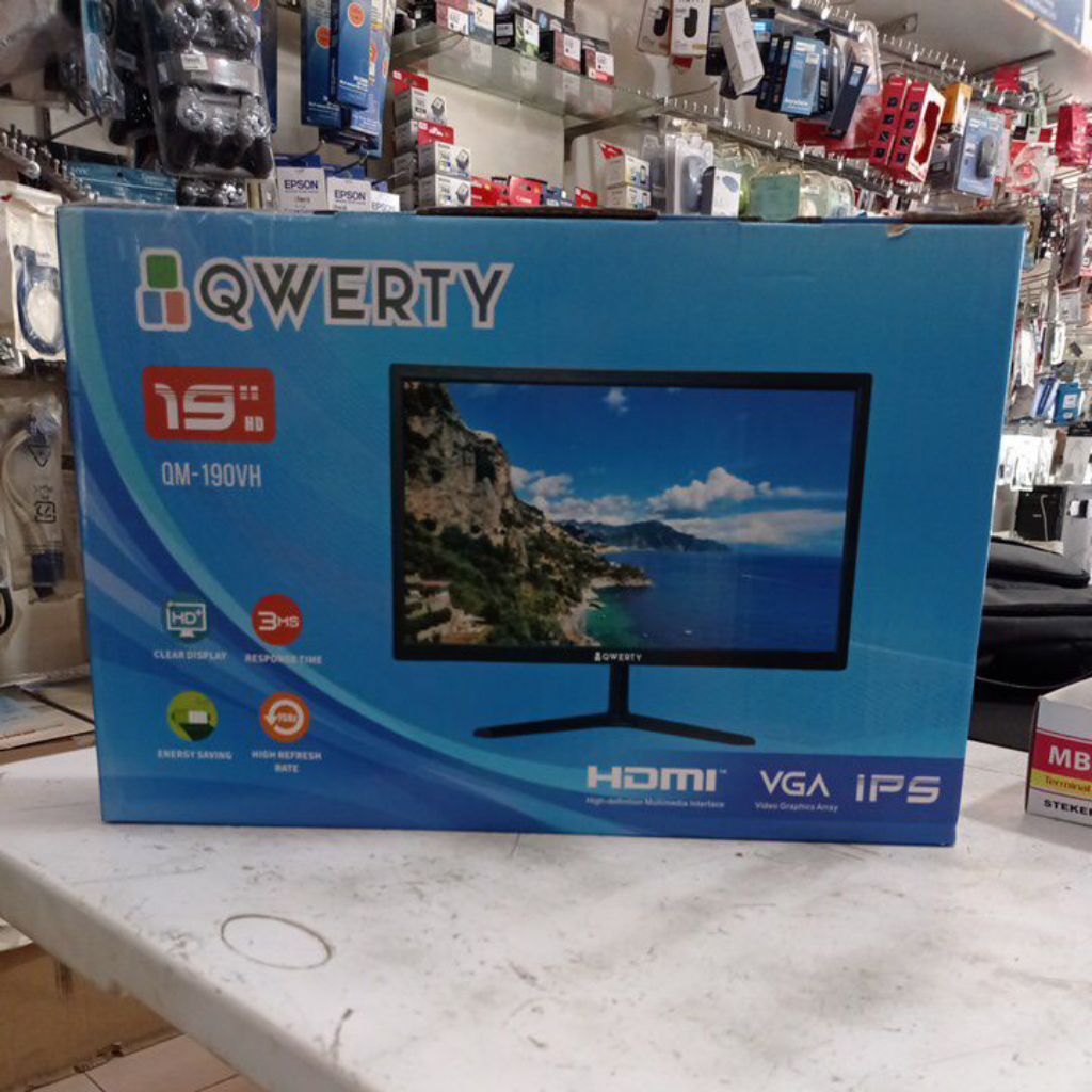 Monitor Qwerty 19" HDMI VGA