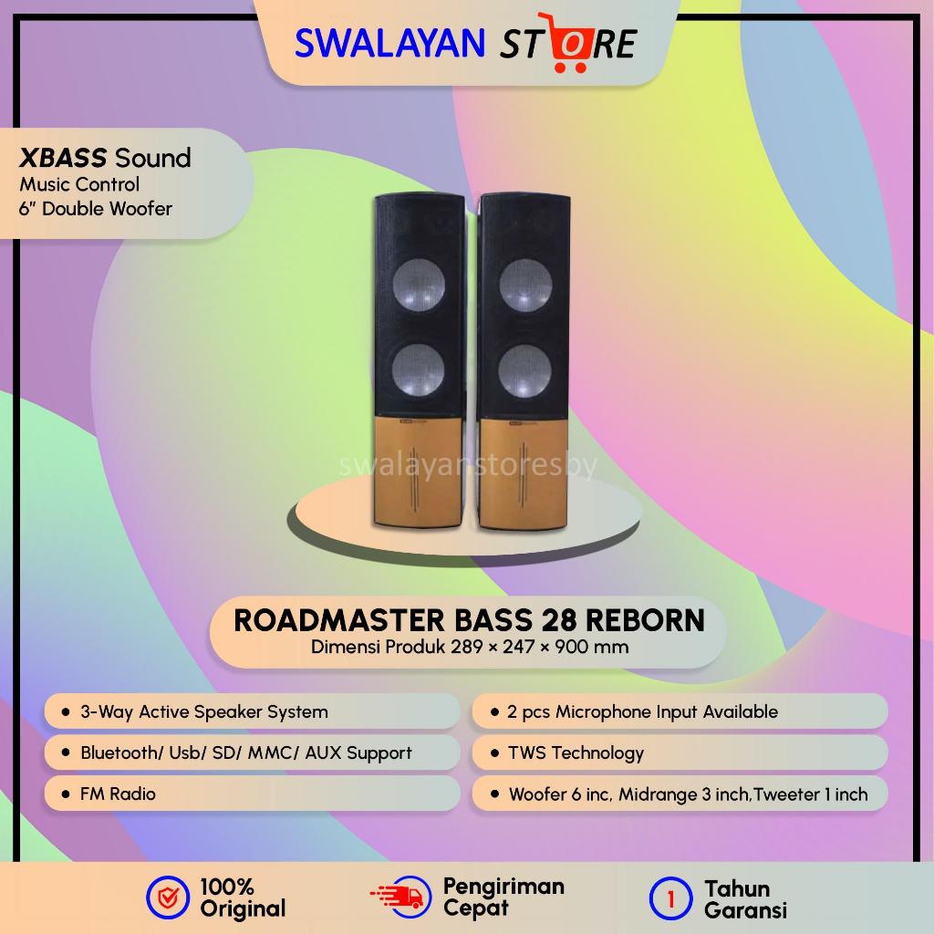 ROADMASTER - Bass 28 Reborn Speaker Active Bluetooth | Garansi 1 Tahun