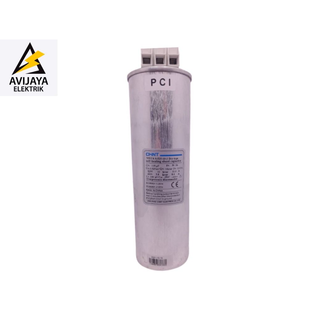 CAPACITOR CHINT NWC6 10KVAR 450V dan 525V TYPE KAPASITOR BANK TABUNG