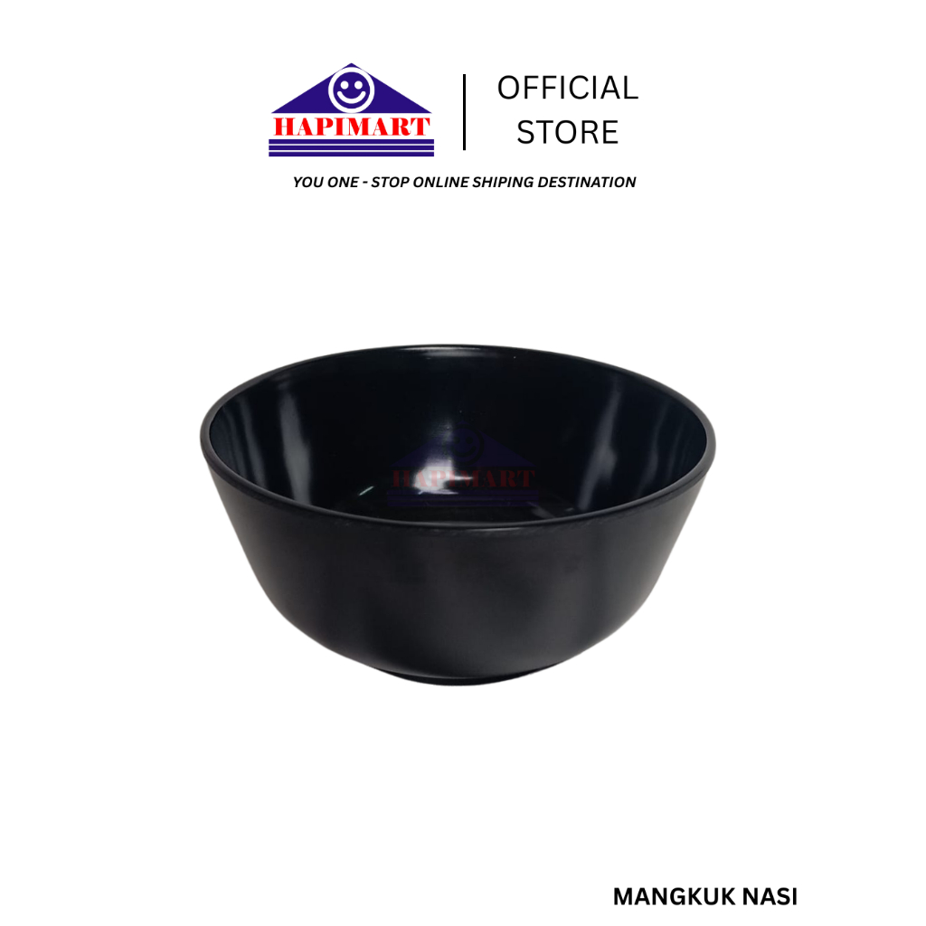 Peralatan Makan Melamin, Peralatan Makan Unik, Kebutuhan Rumah Tangga, Premium Varian Hitam.