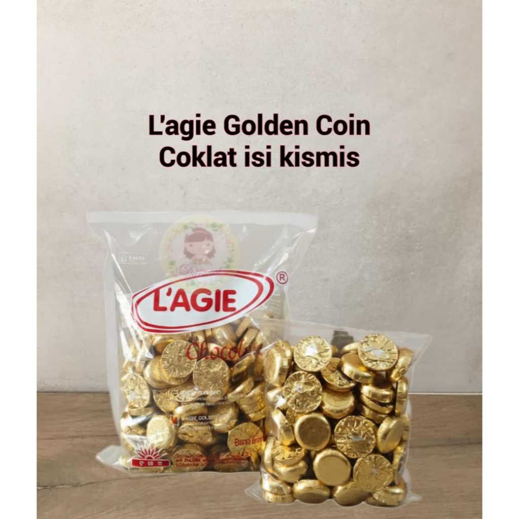 Coklat lagie golden coin isi kismis lagie koin ( ds bgr )