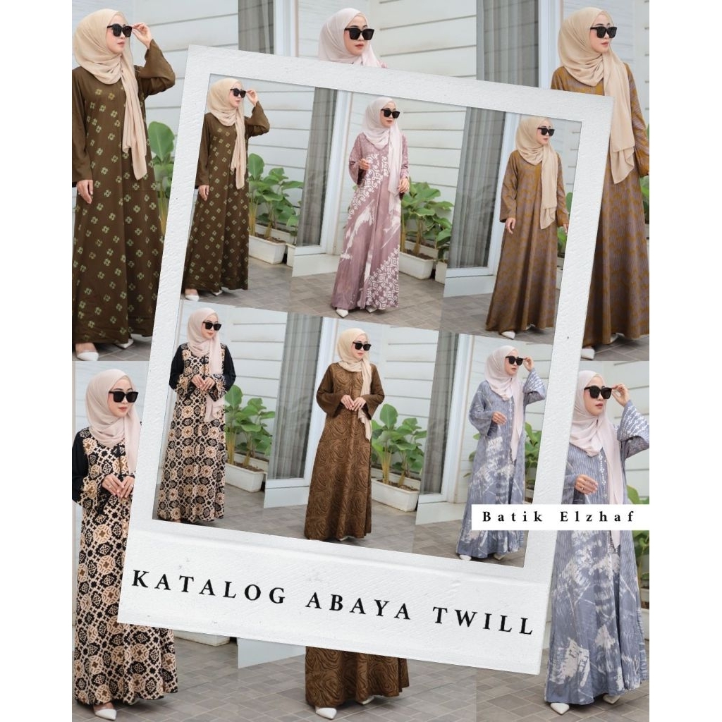 ELZHAF/ELZHAF BATIK/ELZHAF TWILL/ELZHAF TWILL ORI/ABAYA/GAMIS/DASTER/PAKAIAN WANITA/TWILL ELZHAF