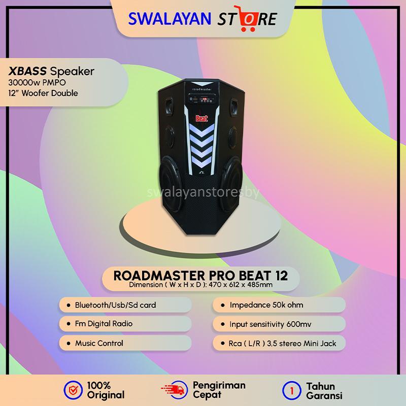 ROADMASTER - Pro Beat 12 Analog Speaker Active Bluetooth | Garansi 1 Tahun