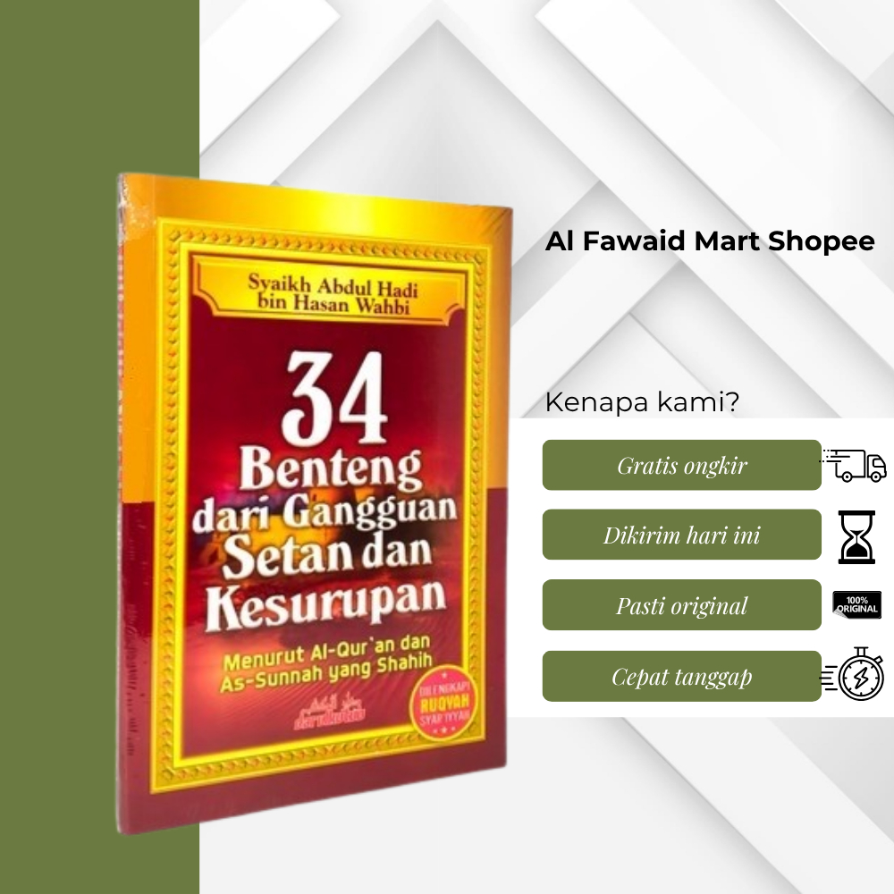Buku 34 Benteng Penangkal Setan Dhiyaul Ilmi Gangguan Jin & Sihir Ori
