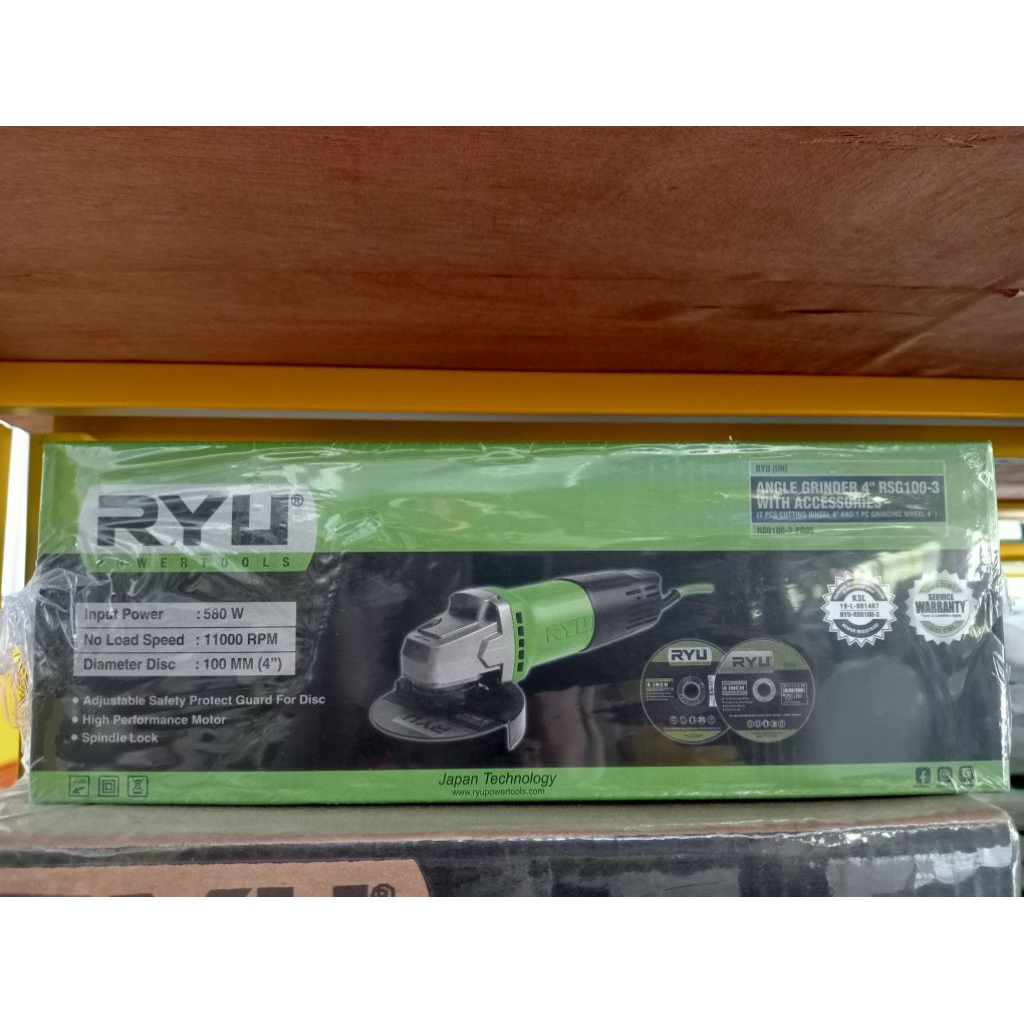 Mesin Gerinda Tangan RYU