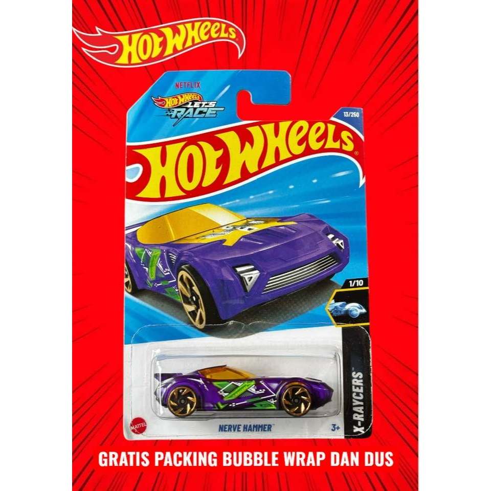 Hot Wheels Nerve Hammer Ungu Lot H 2025