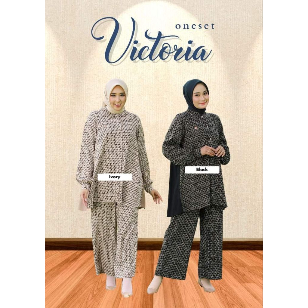 Lina Livia - Victoria One set celana | Bahan Rayon Twill | Gallery fashionku pkl
