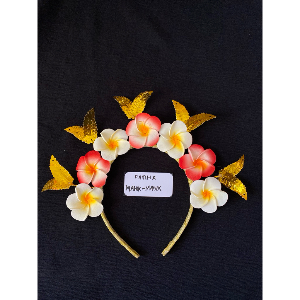 Bando Tari Bunga Kamboja, Bando Tari Murah Warna Emas