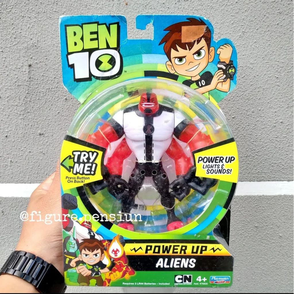 BEN 10 POWER UP ALIENS FOUR ARMS BEN10 ORIGINAL PLAYMATES ACTION FIGURE
