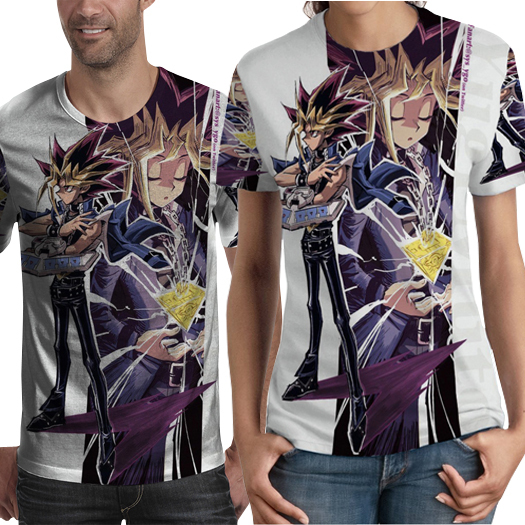 [PO 3 HARI] Kaos Yu-Gi-Oh! Duel Monsters Yugioh Tshirt Unisex Bahan Polyester Jersey T-SHIRT Fullpri