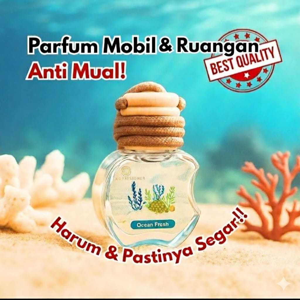 Parfum Mobil Ocean Fresh Anti Mual || Pengharum Mobil Tahan Lama 1 Bulan By YHY