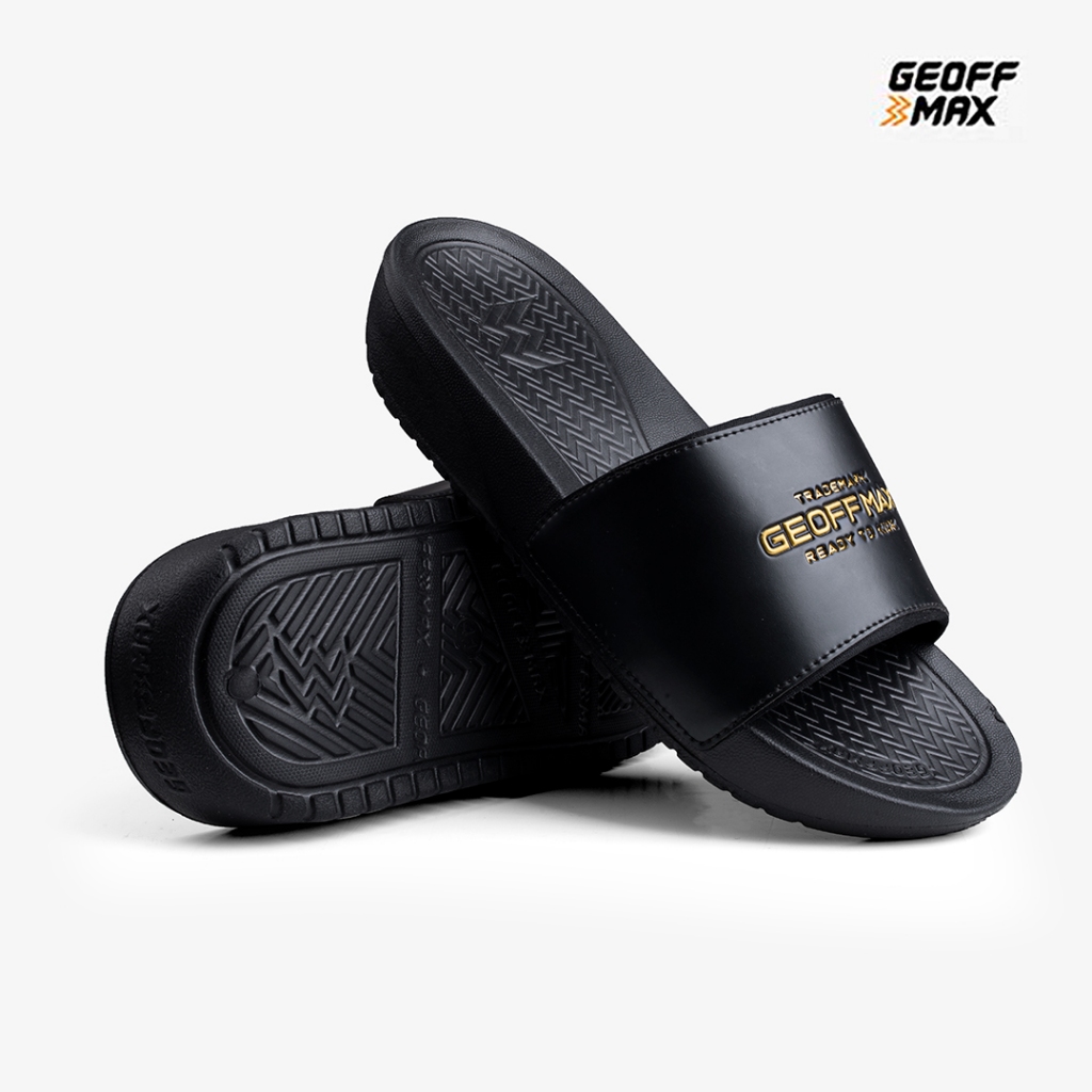 Geoff Max - Viper Trader Black | Sandal Recovery Pria Wanita Sandal Ringan Sandal Slop Slipper Anti 