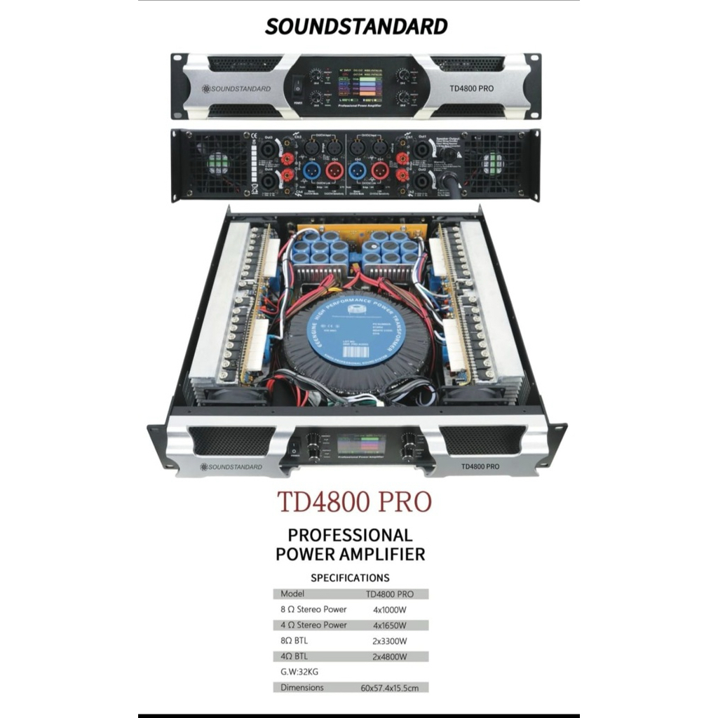 Power Soundstandard TD4800pro 1000watt