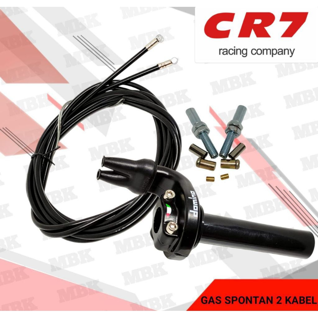 GAS SPONTAN POLOS DOMINO RACING GAS SPONTAN MATIC 1 KABEL UNIVERSAL MIO VARIO BEAT SCOOPY