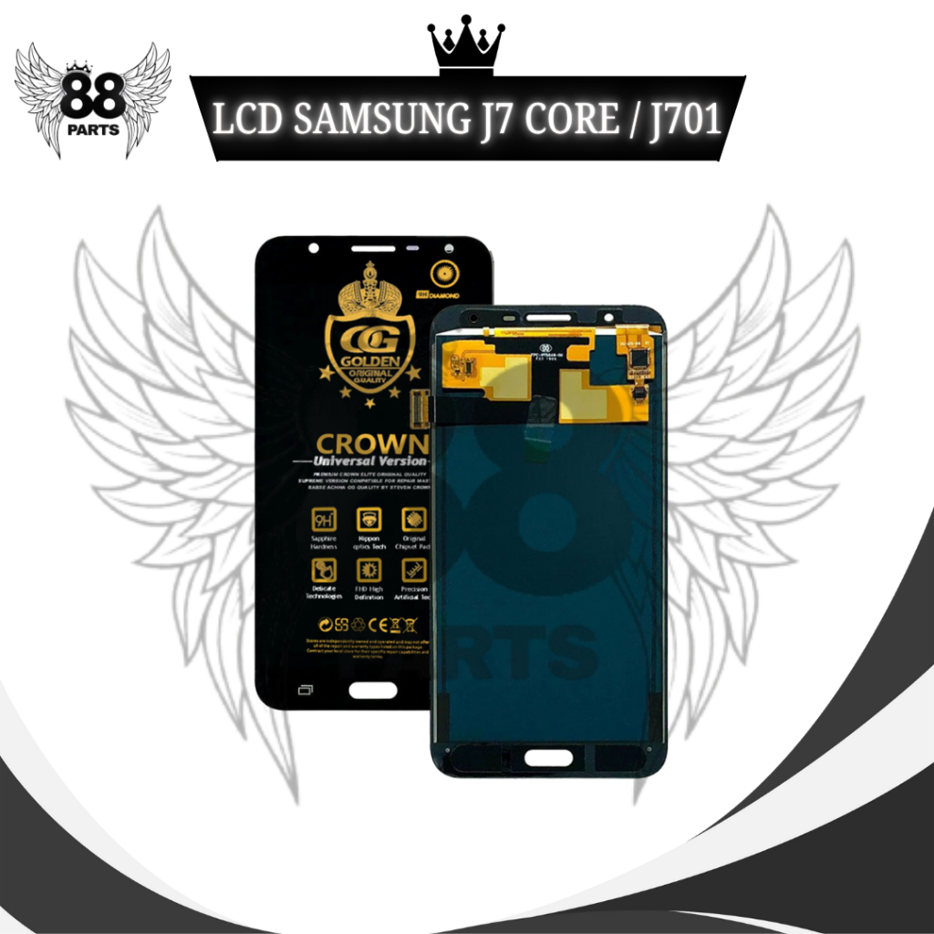 LCD SAMSUNG J701 / J7 CORE TOUCHSCREEN FULLSET COMPLETE ORIGINAL, LCD J7 CORE / J701 COMPLETE