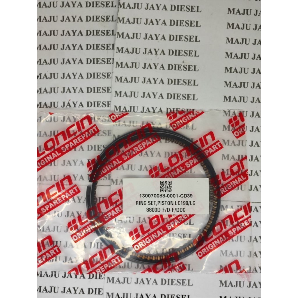 Ring Piston / Ring Seher Mesin Penggerak Bensin Loncin 14 HP LC 190