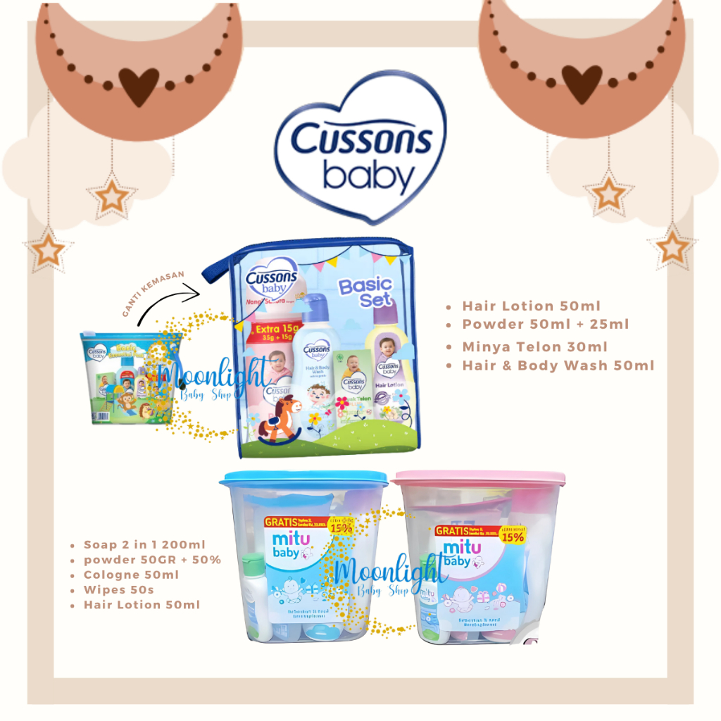 MITU Baby | Cussons Baby Basic Essential | Special Pack GIFTSET Bayi Gift Set Hadiah Newborn