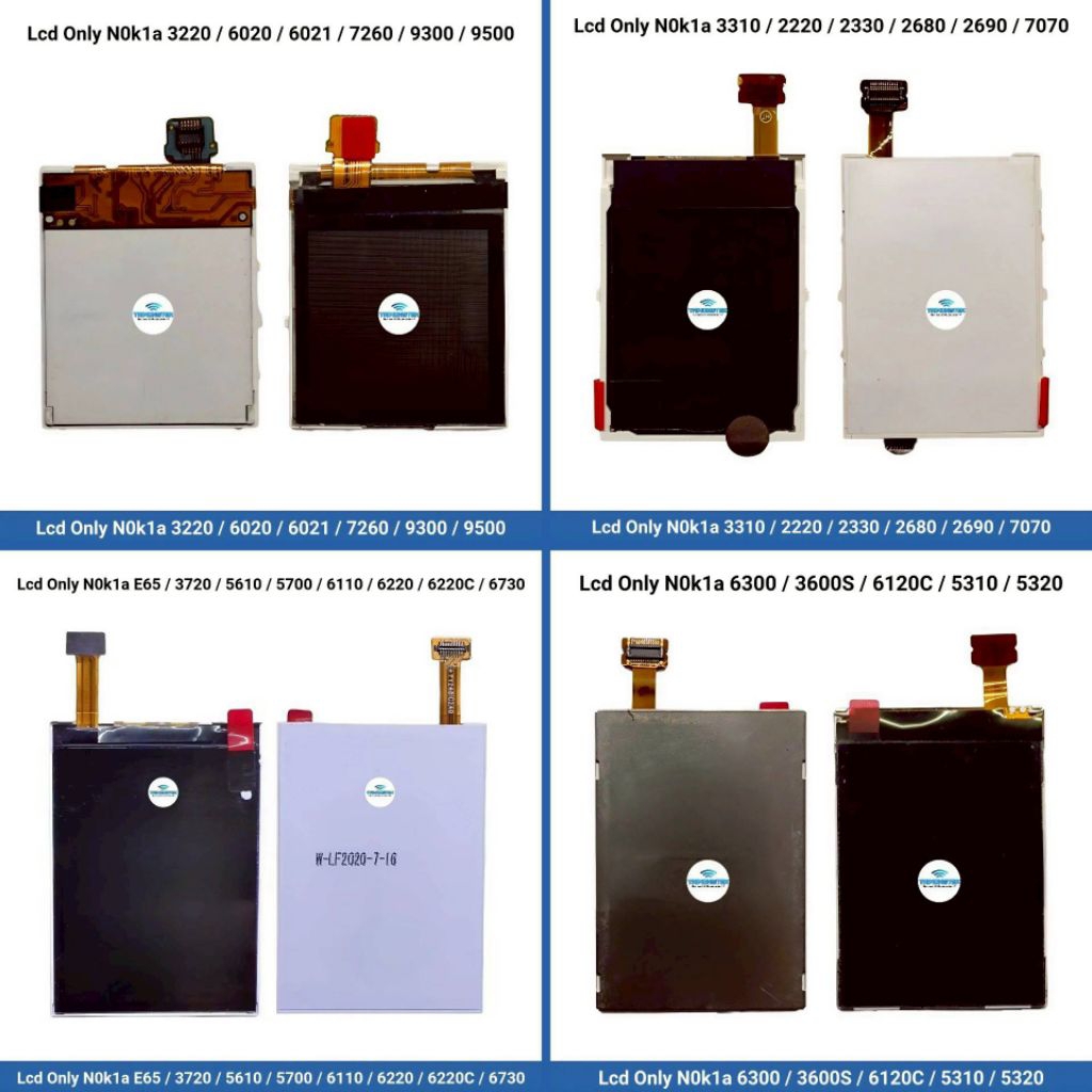 Lcd Only N0K1A 3220 6020 6021 7260 9300 9500 - 3310 2220 2330 2680 2690 7070 - E65 3720 5610 5700 61