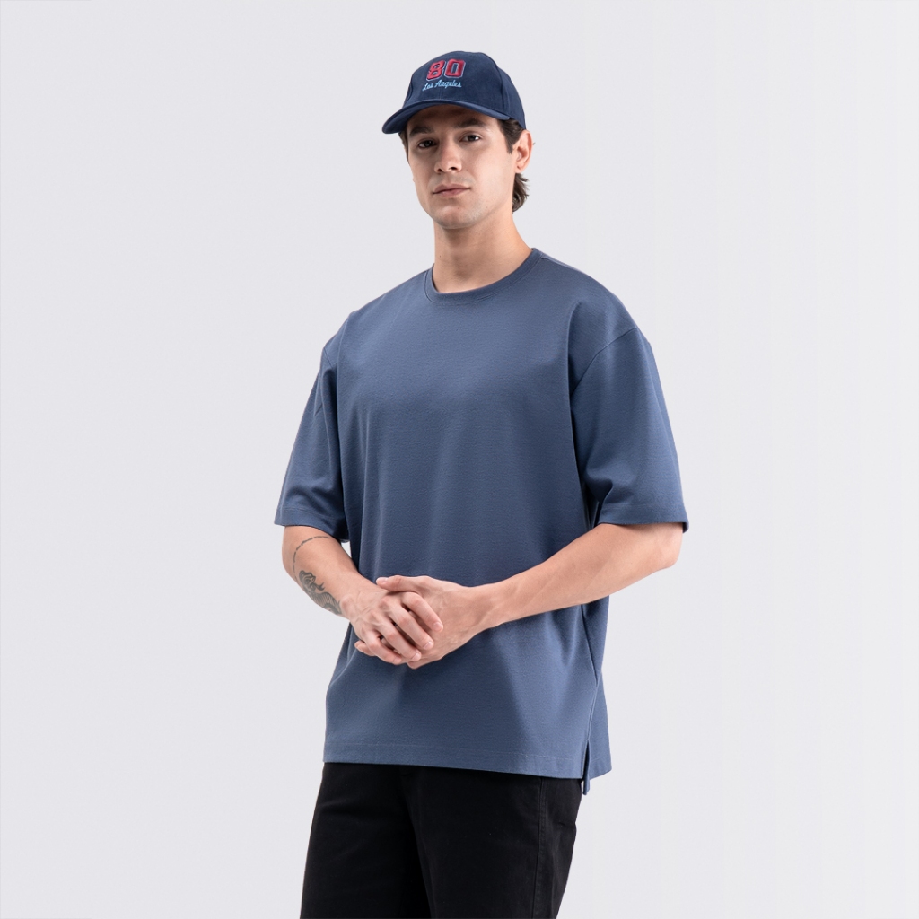 Livehaf - Boxy Ease Tee Denim