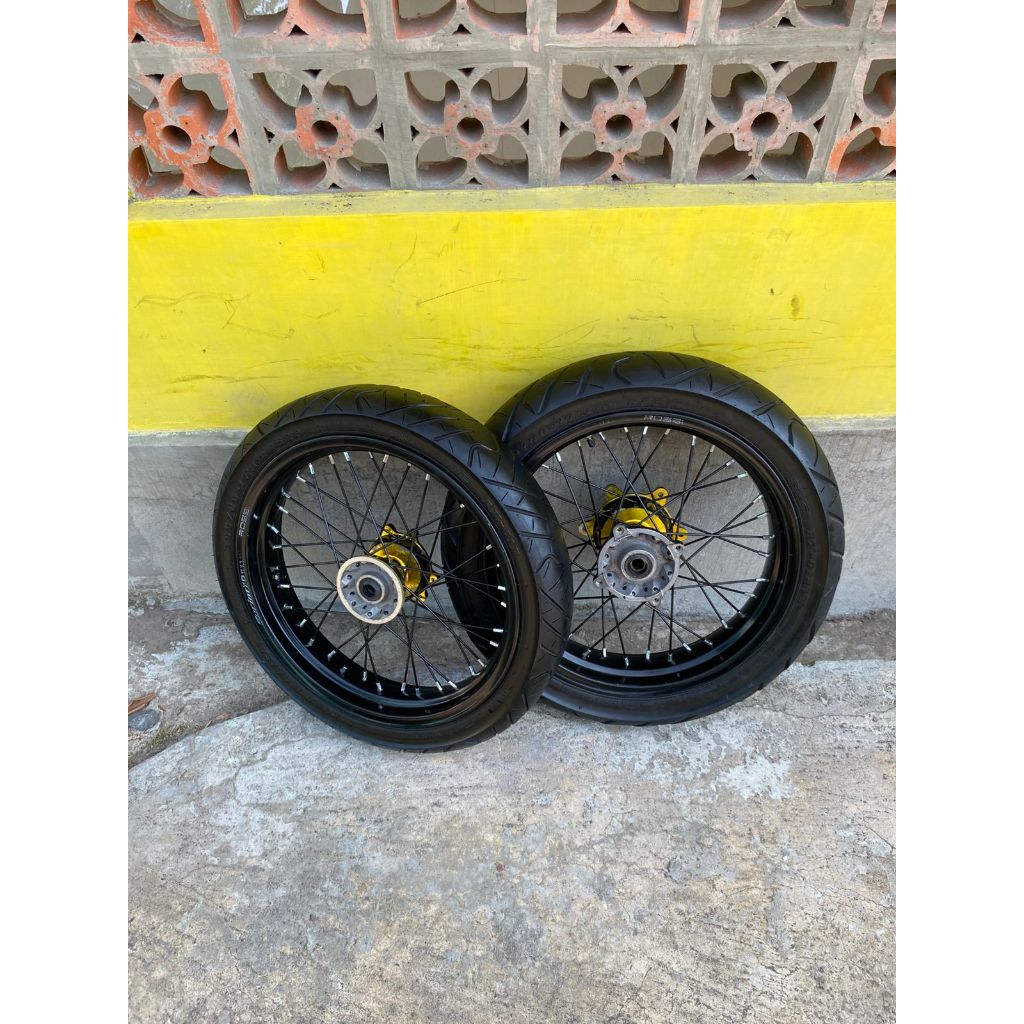 Roda Supermoto CRF 300/350 Ring 17 Bekas Berkualitas Murah