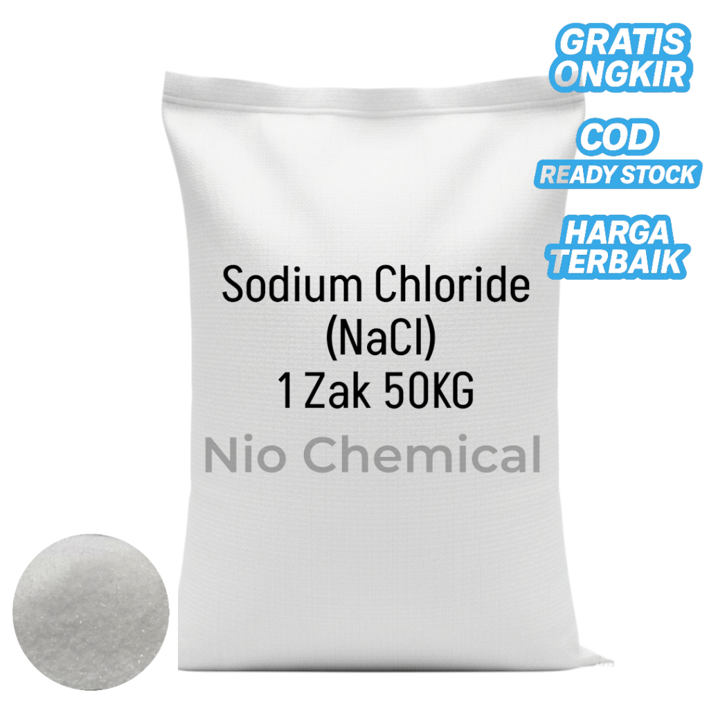 Sodium Chloride / Natrium Chloride / NaCl 50KG