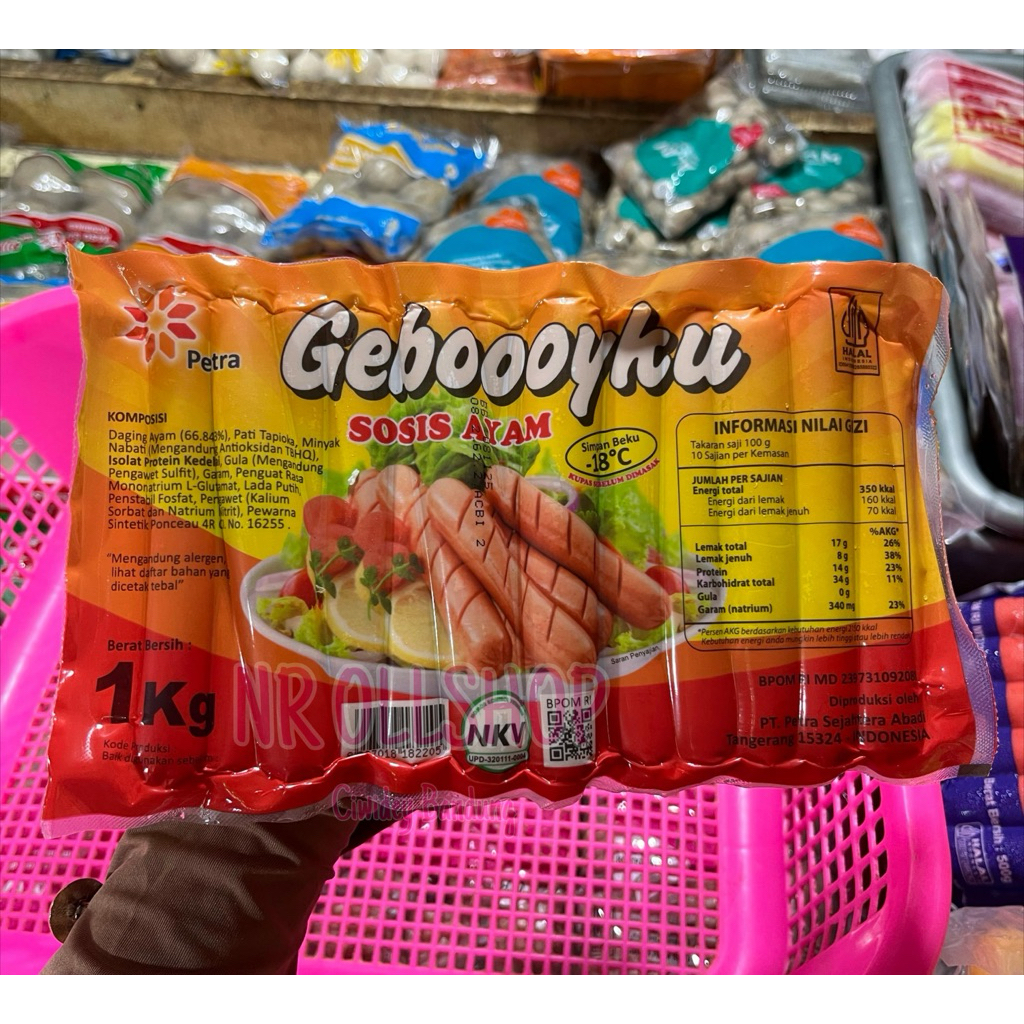 Sosis Ayam Geboyku 1Kg