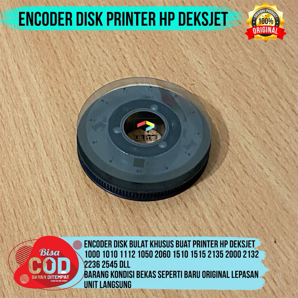 Encoder Disk  Disk Bulat Printer Hp Deskjet 1000 2000 1112 1050 2060 1510 2135 dll