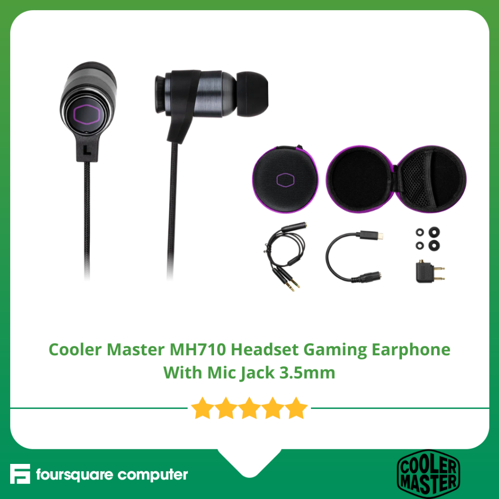 Cooler Master MH710 Headset Gaming Earphone With Mic Jack 3.5mm