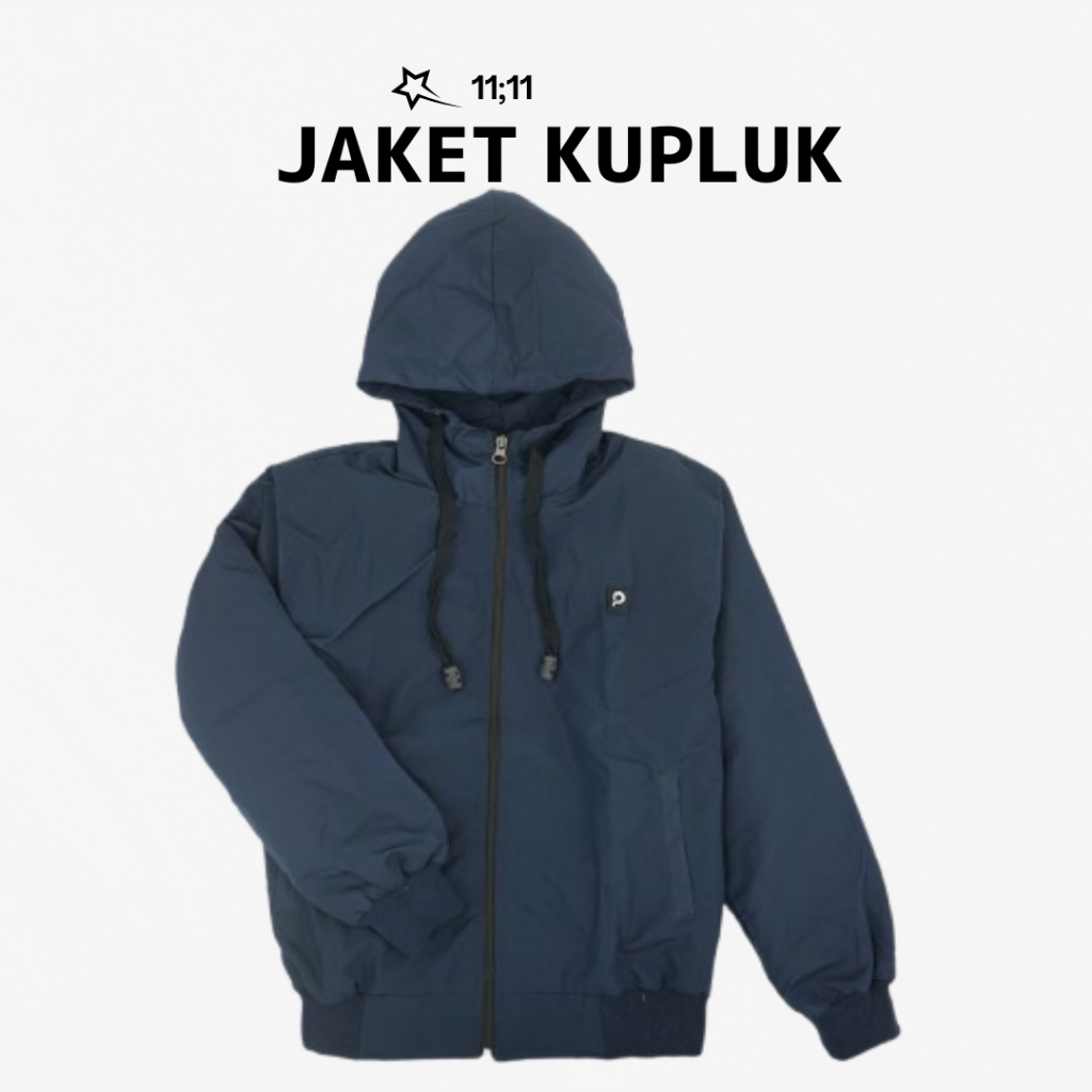 Sebelas_belas Jaket Parasut Kupluk Polos Anak Remaja Usia 4 - 16 Tahun | MUMAYIZ | Jaket Anak Premiu