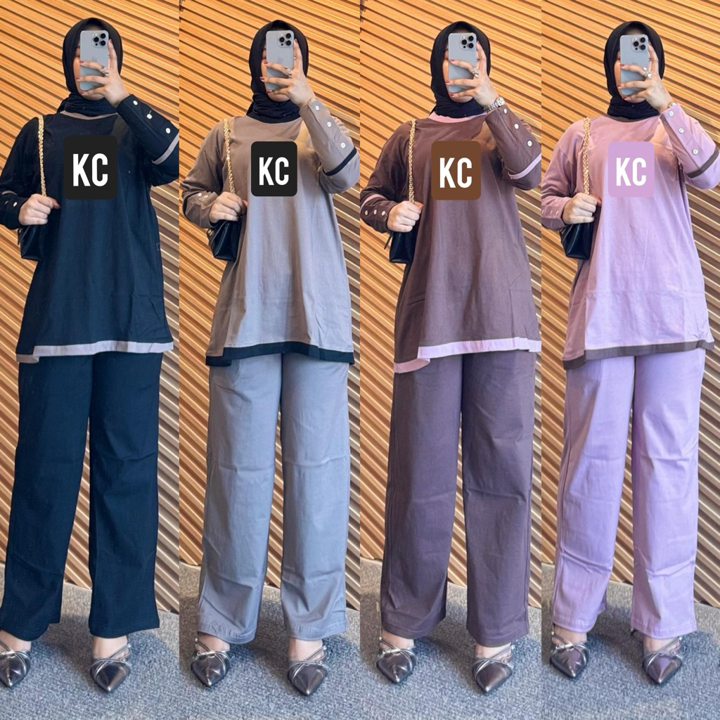 set celana kulot combad24s valo terbaru by jevani