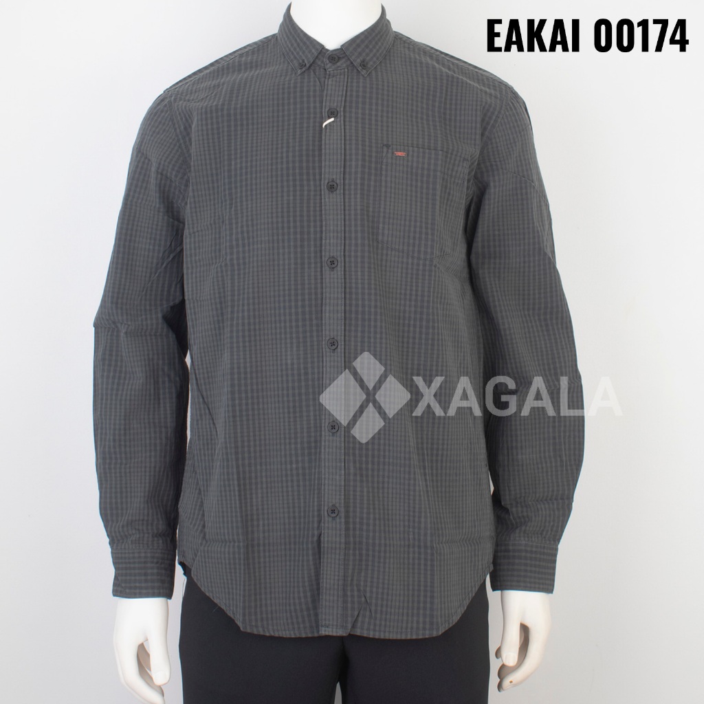 CARDINAL CASUAL KEMEJA PRIA TANGAN PANJANG SLIMFIT CARDINAL EAKAI