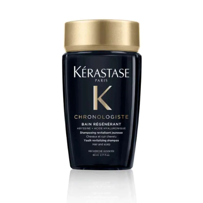 Shampoo Kerastase Chronologiste Bain Regenerant 80ml Anti Aging Shampoo ORIGINAL Shampoo untuk Rambu