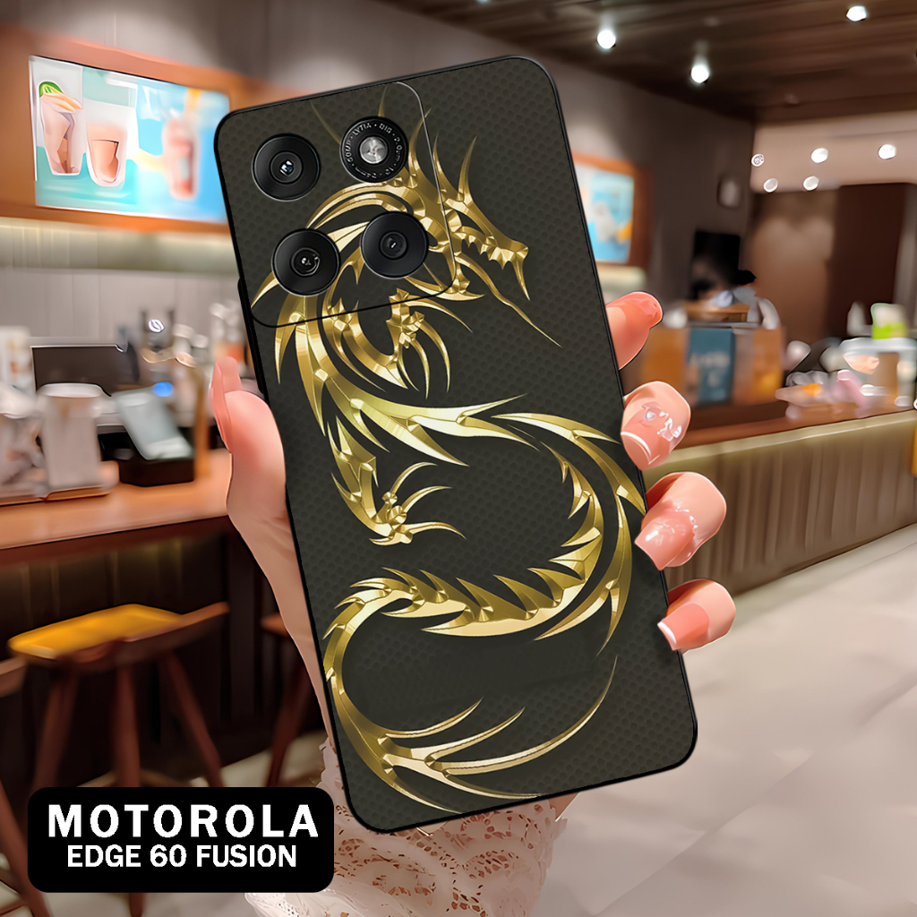 ( BT 27 ) Softcase Silikon hp Motorola Edge 60 Fusion l full karet lentur Untuk  Camera l Silicone l