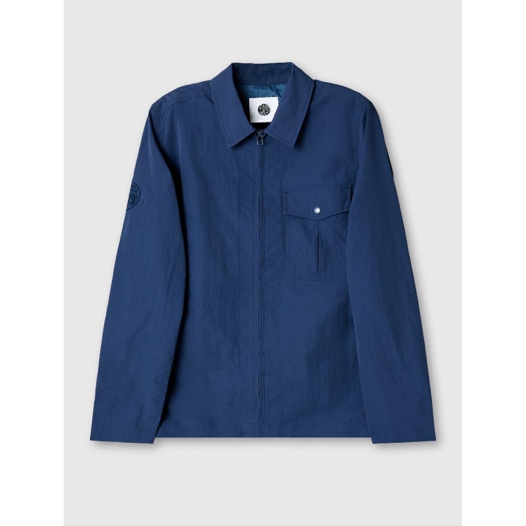 Pretty Green Ridley Overshirt Jacket Navy Original