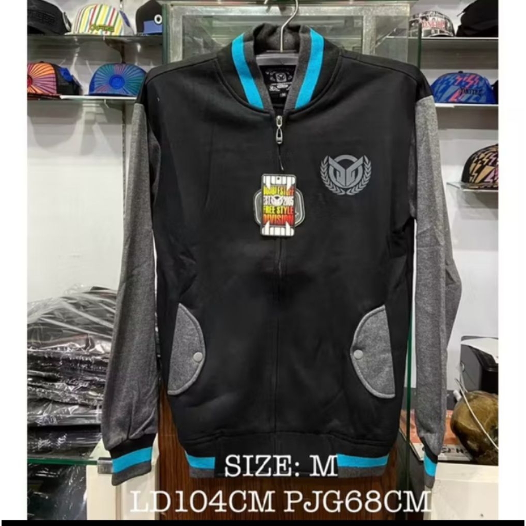 SWEATER FLECEE ZIPPER SWEATER DISTRO ORIGINAL