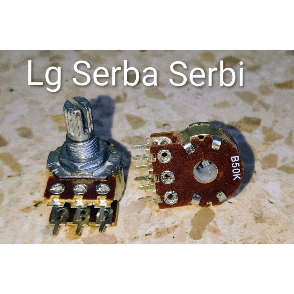 Potensio 50k b50k stereo as pendek