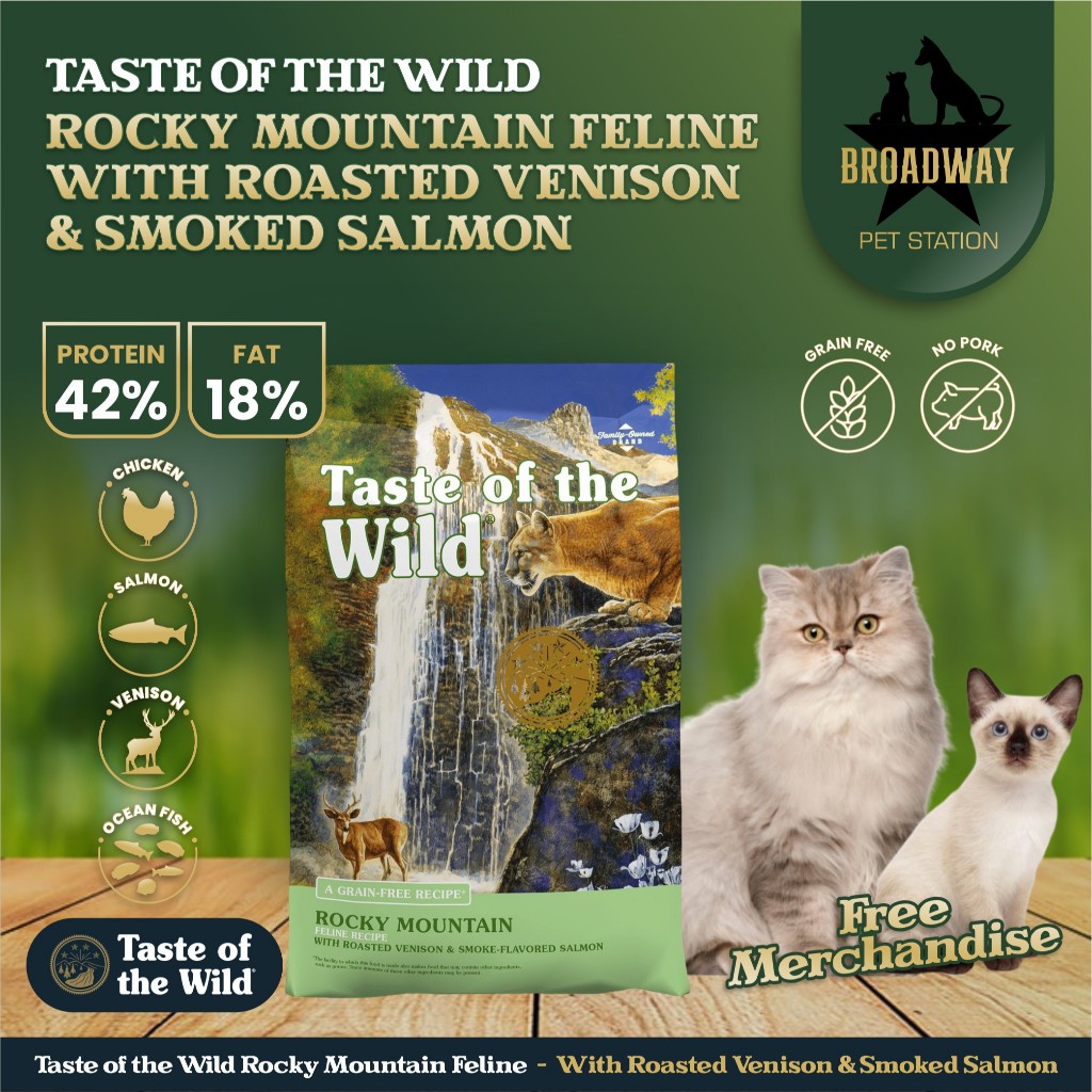 Taste Of The Wild Rocky Mountain Feline Venison & Salmon 2 kg