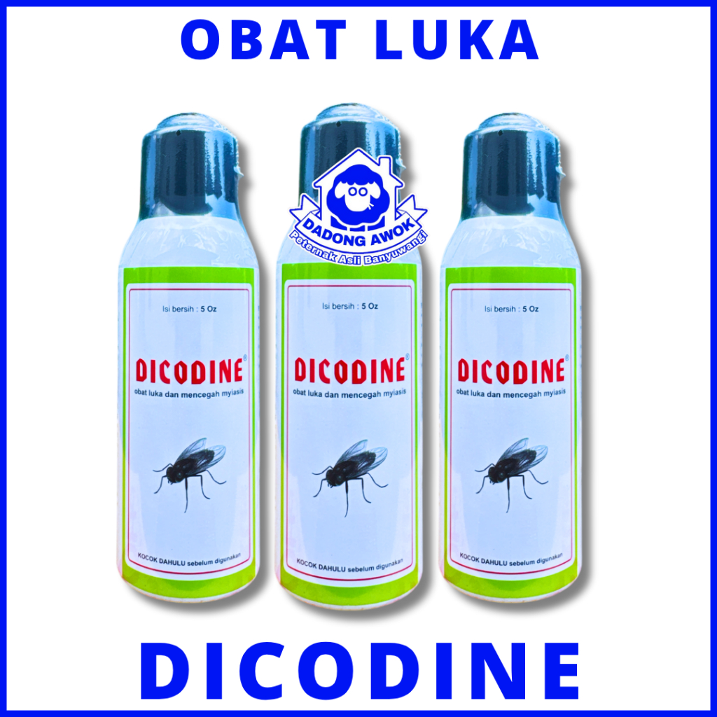 GUSANEX KECIL - DICODINE 50 ml obat luka hewan bebas lalat - gusanex spray semprot - gusanex sapi