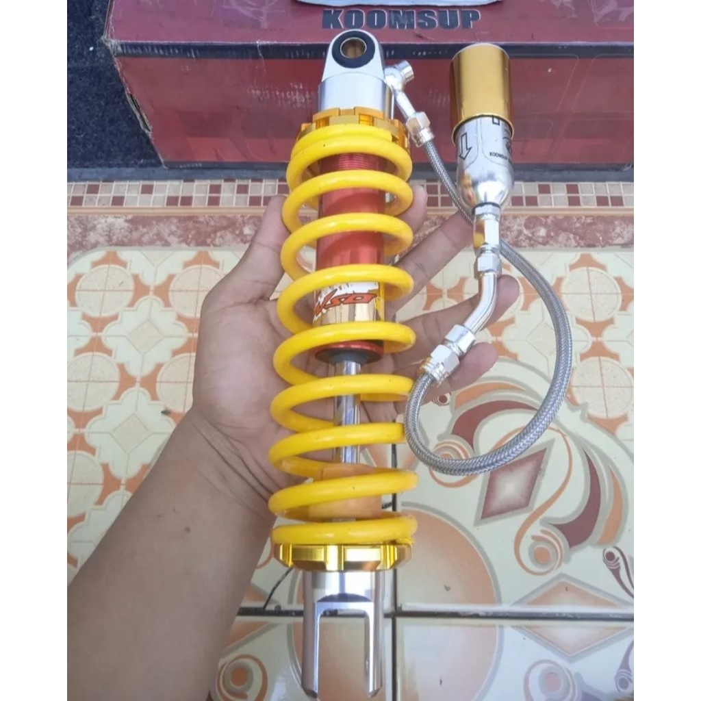 Shock tabung pisah original Koomsup Thailand Uk 300mm matic mio Fino soul beat Scoopy Vario