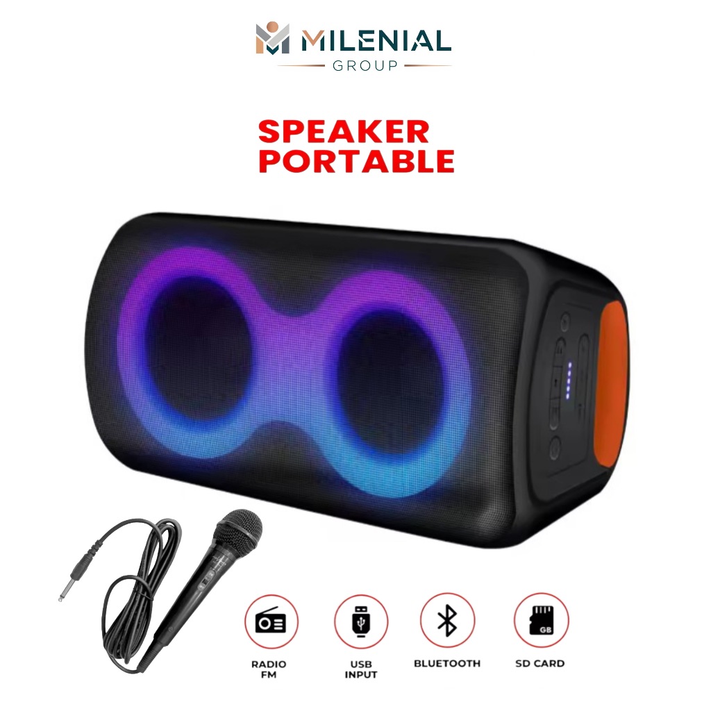 Speaker Bluetooth portable F-4295 Super Bass Extra Trable MP3/MP4 RADIO FM