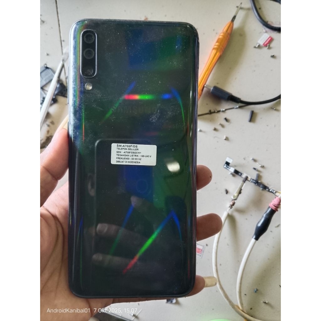 mesin samsung a70 normal minus lcd
