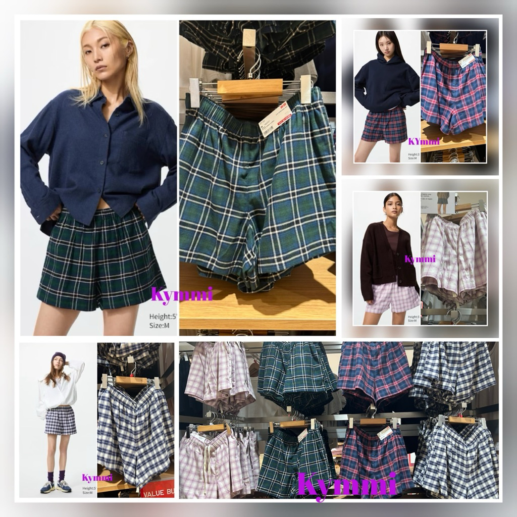 UNIQLO Flannel Celana Pendek Pants
