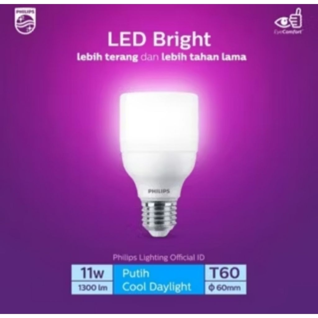BOLA LED BRIGHT MY CARE 11W PHILIPS