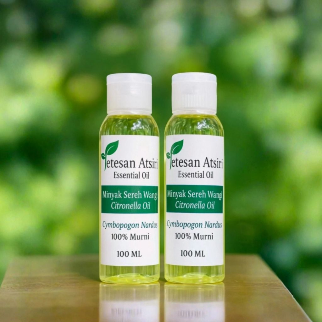 100ml minyak atsiri sereh wangi murni minyak sereh wangi murni citronella oil tanpa campuran