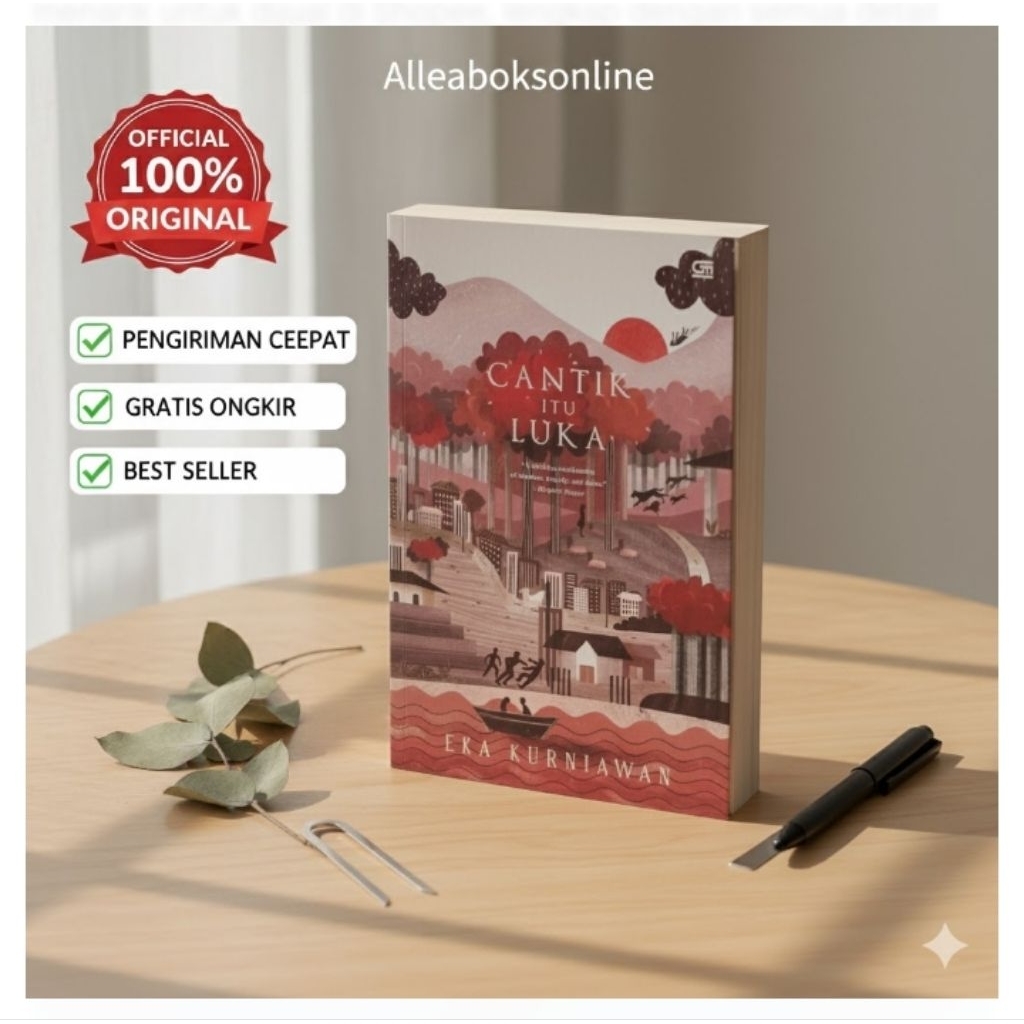 NOVEL Cantik Itu Luka - Eka Kurniawan - Original resmi