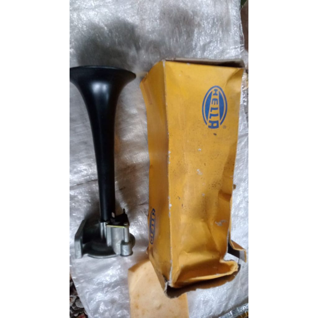 Klakson Hella Mercy original black edition kondisi baru