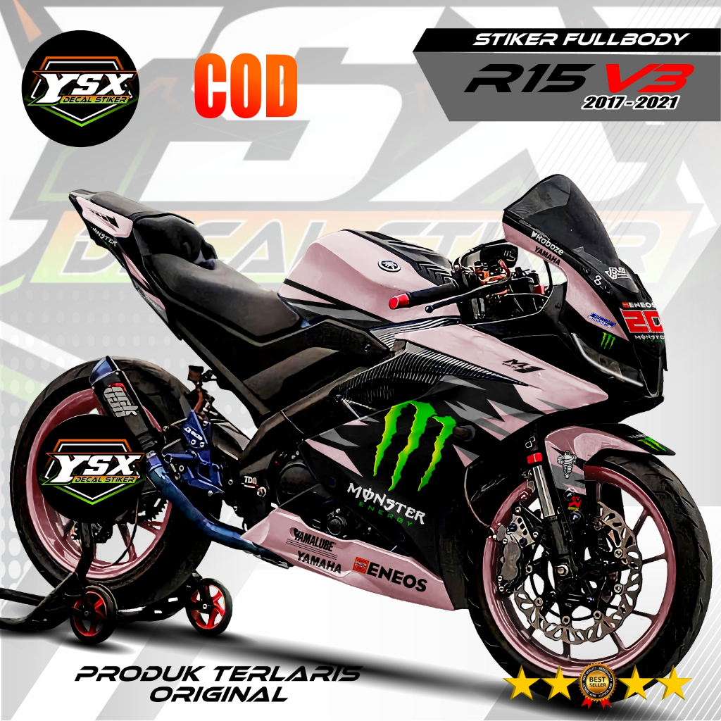Decal R15 V3 Siker Fullbody Racing Monster 25