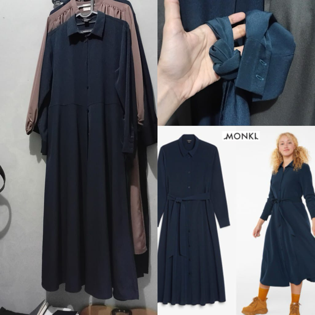 Monki Navy Dress