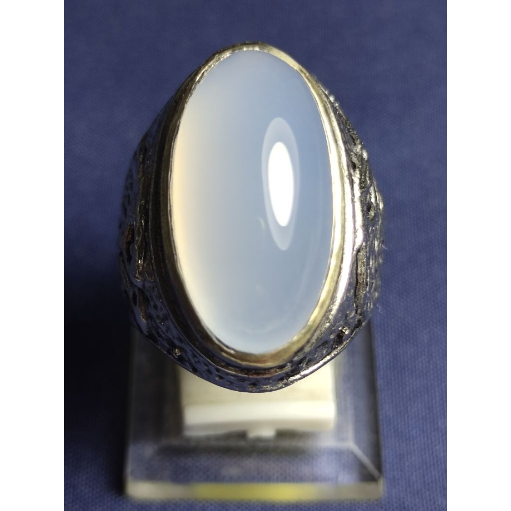 Natural Sky Blue Chalcedony / Batu Anggur Biru Langit, 3