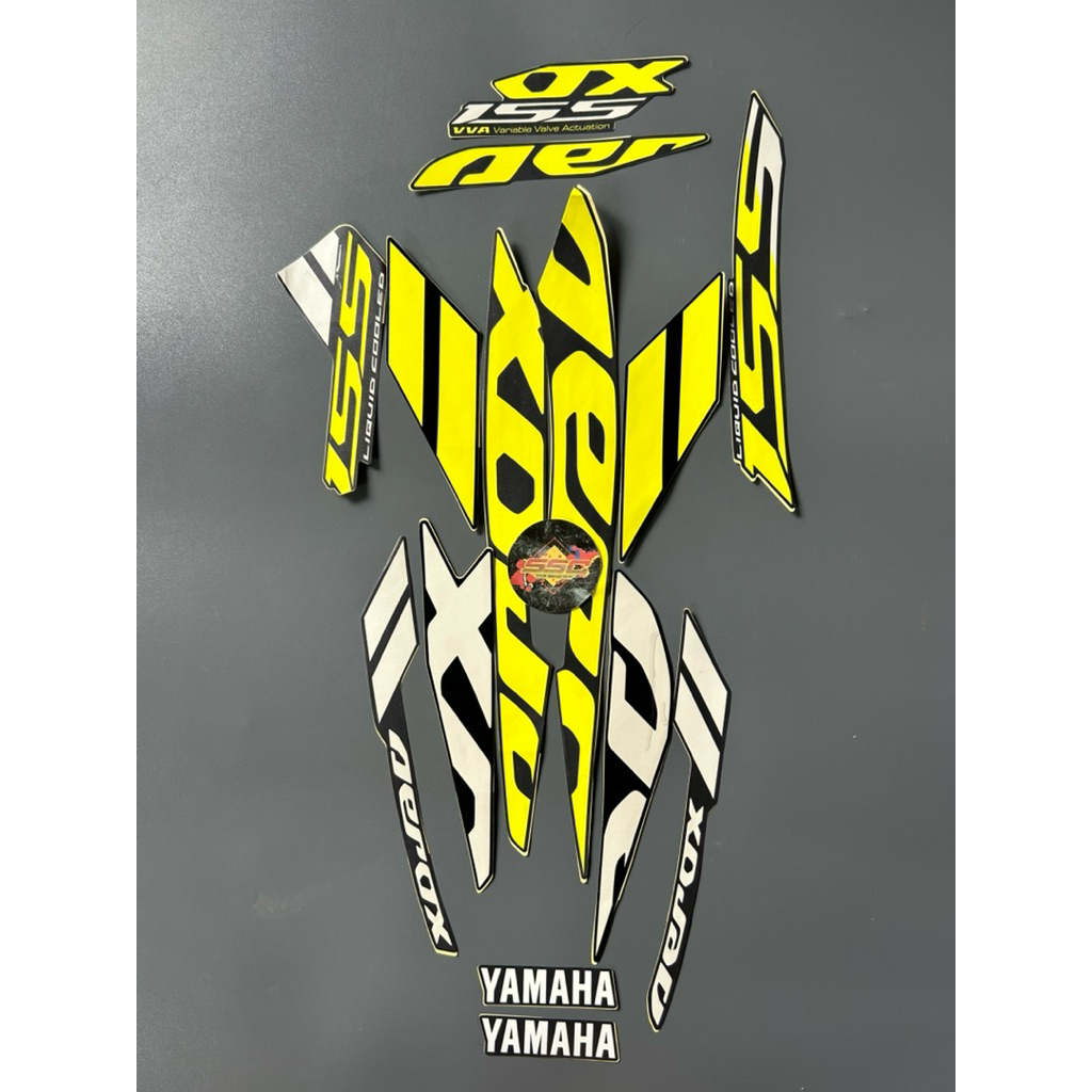 STRIPING STIKER AEROX 2019 HIJAU ORIGINAL